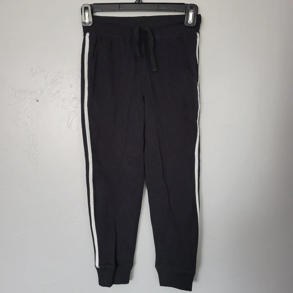 The Children's Place Boys Medium 7/8 Black Joggers Sweatpants Lounge Comfy